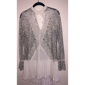 FREE PEOPLE Lace Tunic